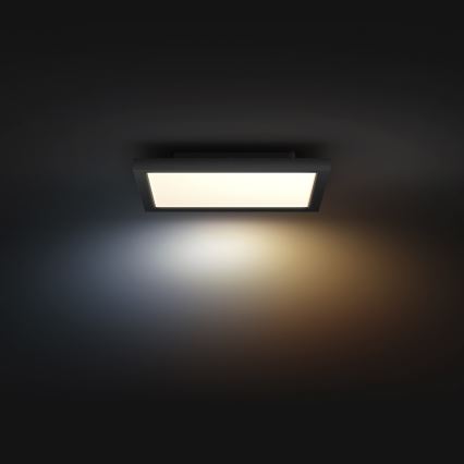 Philips - Plafón LED regulable Hue AURELLE LED/19W/230V 2200-6500K 30x30 cm negro