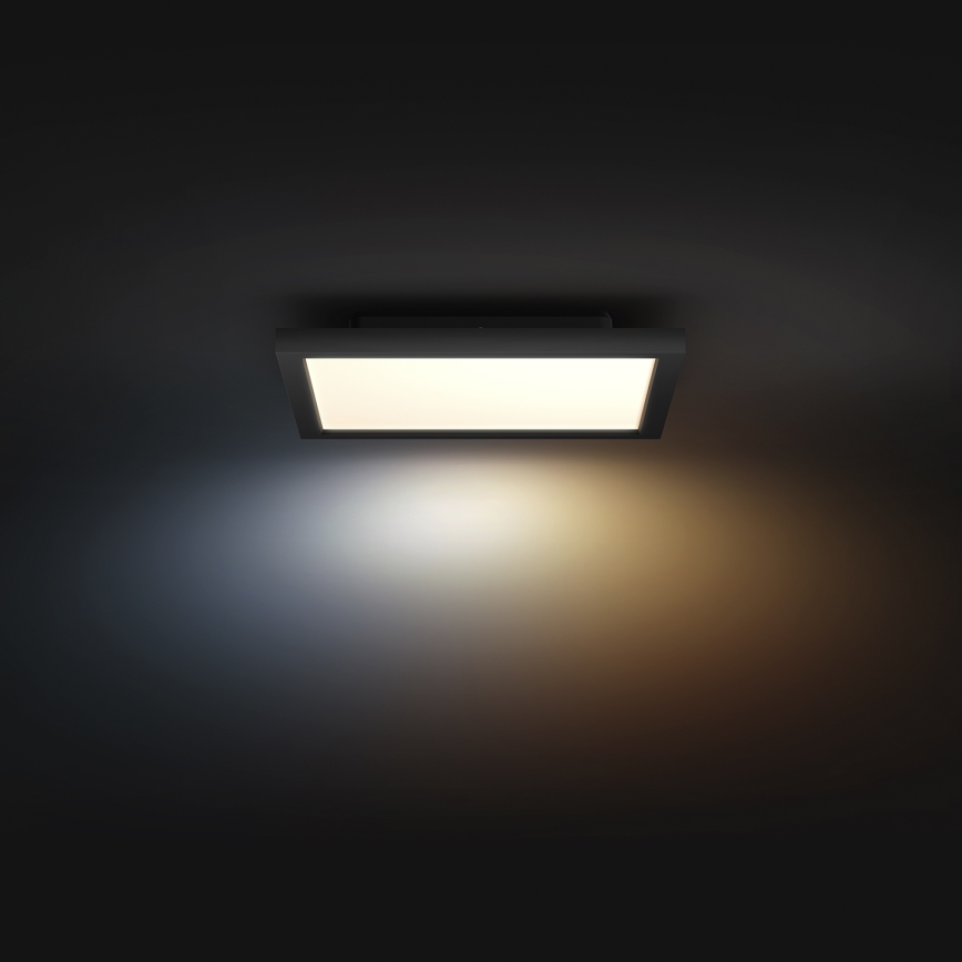 Philips - Plafón LED regulable Hue AURELLE LED/19W/230V 2200-6500K 30x30 cm negro