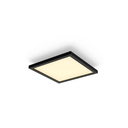 Philips - Plafón LED regulable Hue AURELLE LED/19W/230V 2200-6500K 30x30 cm negro