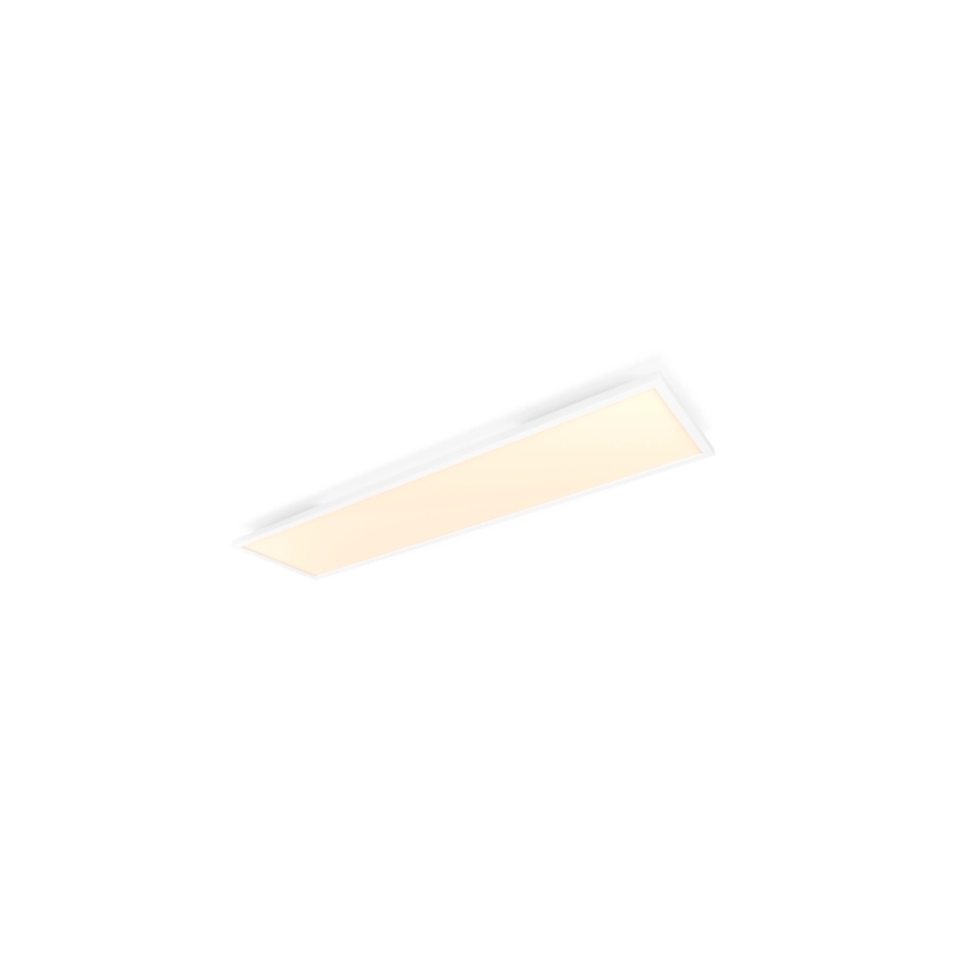 Philips - Luminaria de techo LED regulable Hue AURELLE LED/39W/230V 2200-6500K 120x30 cm blanca