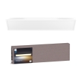 Philips - Luminaria de techo LED regulable Hue AURELLE LED/39W/230V 2200-6500K 120x30 cm blanca