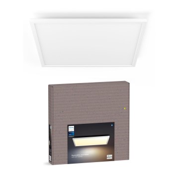 Philips - Luminaria de techo LED regulable Hue AURELLE LED/39W/230V 2200-6500K 60x60 cm blanca
