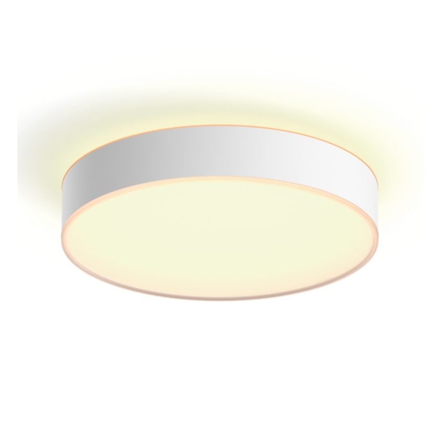 Philips - Lámpara de techo LED regulable Hue LED/19,2W/230V 2200-6500K Ø 381 mm blanca + mando a distancia
