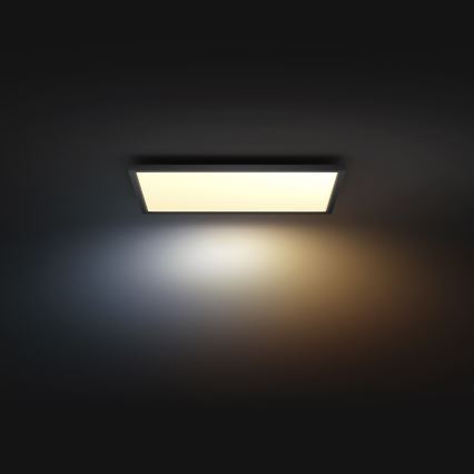Philips - Luminaria de techo regulable LED Hue AURELLE LED/39W/230V 2200-6500K 60x60 cm negra