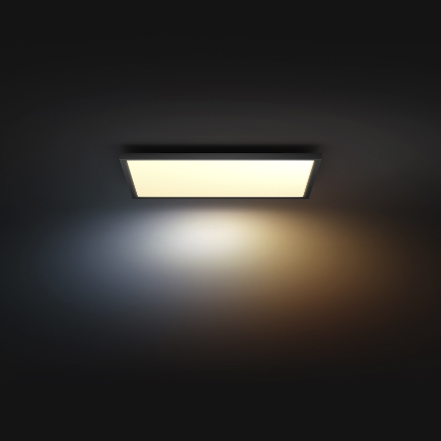 Philips - Luminaria de techo regulable LED Hue AURELLE LED/39W/230V 2200-6500K 60x60 cm negra