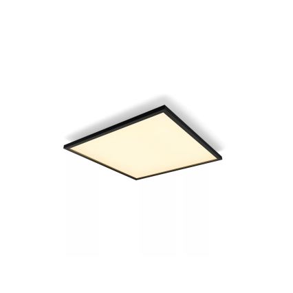 Philips - Luminaria de techo regulable LED Hue AURELLE LED/39W/230V 2200-6500K 60x60 cm negra