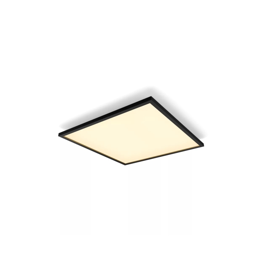 Philips - Luminaria de techo regulable LED Hue AURELLE LED/39W/230V 2200-6500K 60x60 cm negra