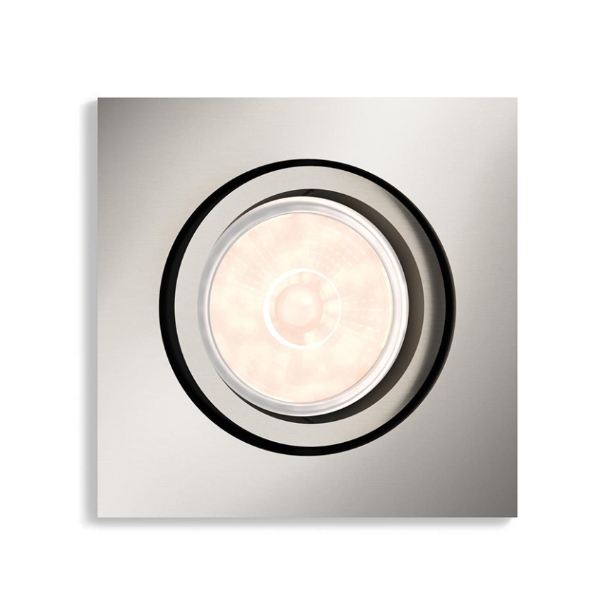 Philips - LED RGBW downlight empotrable regulable DONEGAL 1xGU10/4,8W/230V + mando a distancia