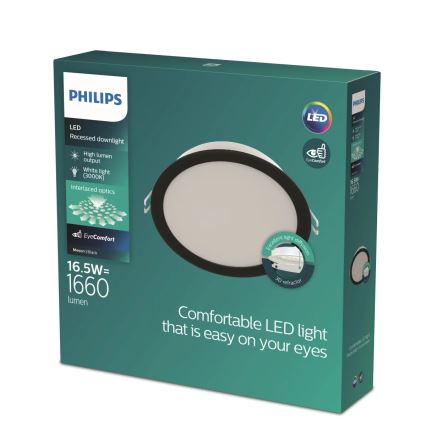 Philips - Luminaria empotrable MESON LED/16,5W/230V 3000K