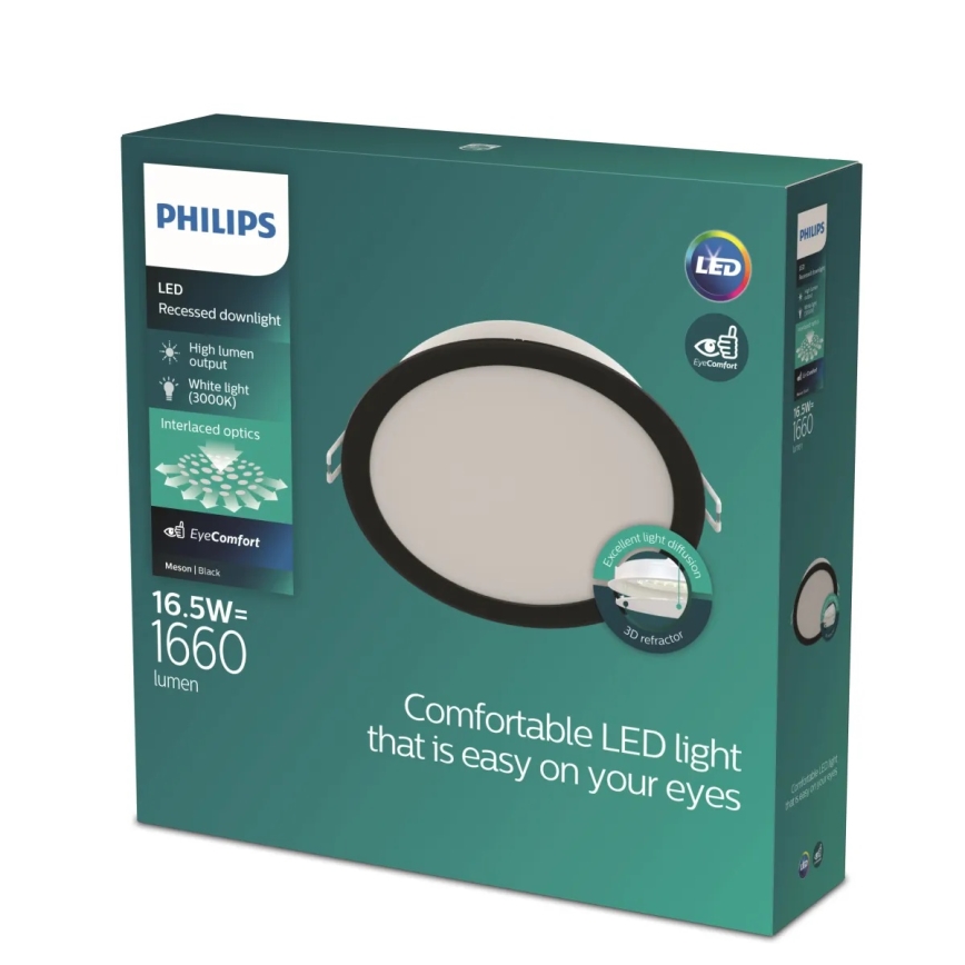 Philips - Luminaria empotrable MESON LED/16,5W/230V 3000K