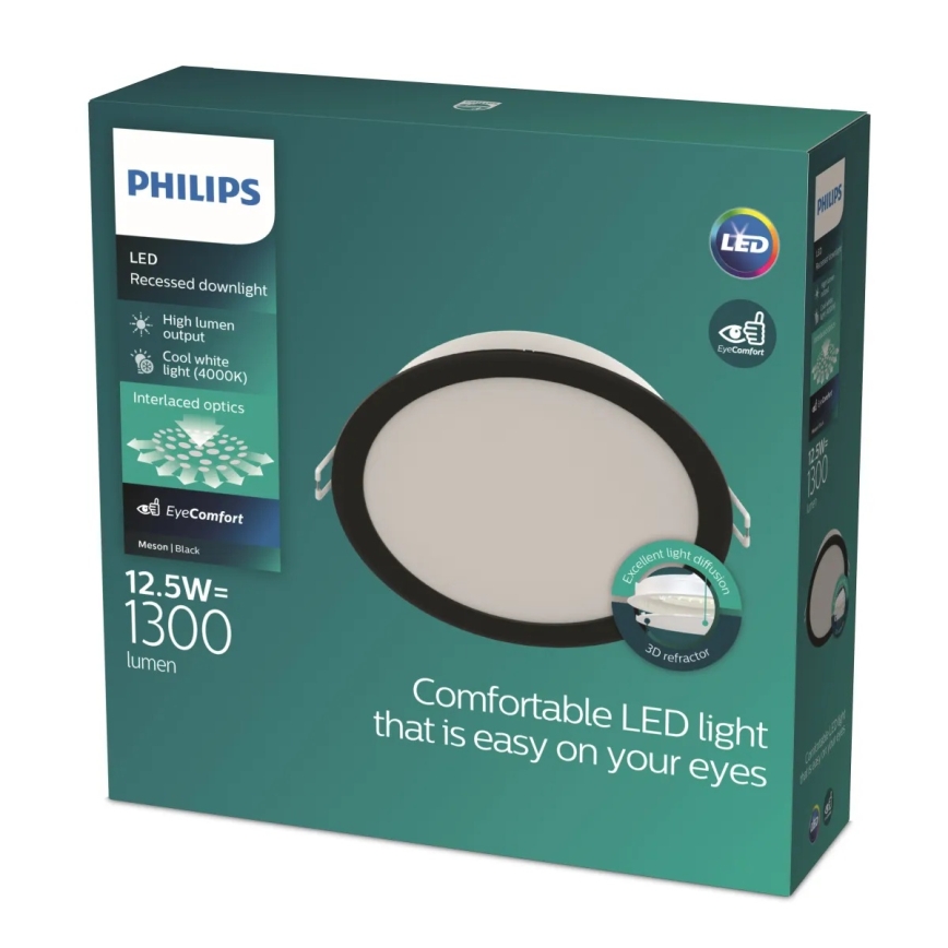 Philips - Luminaria empotrada LED MESON LED/12,5W/230V 4000K