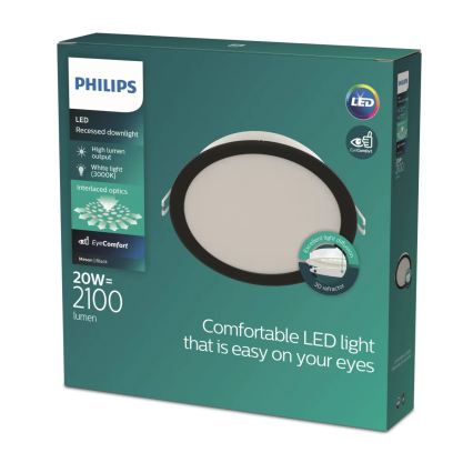 Philips - Luminaria empotrada LED MESON LED/20W/230V 3000K