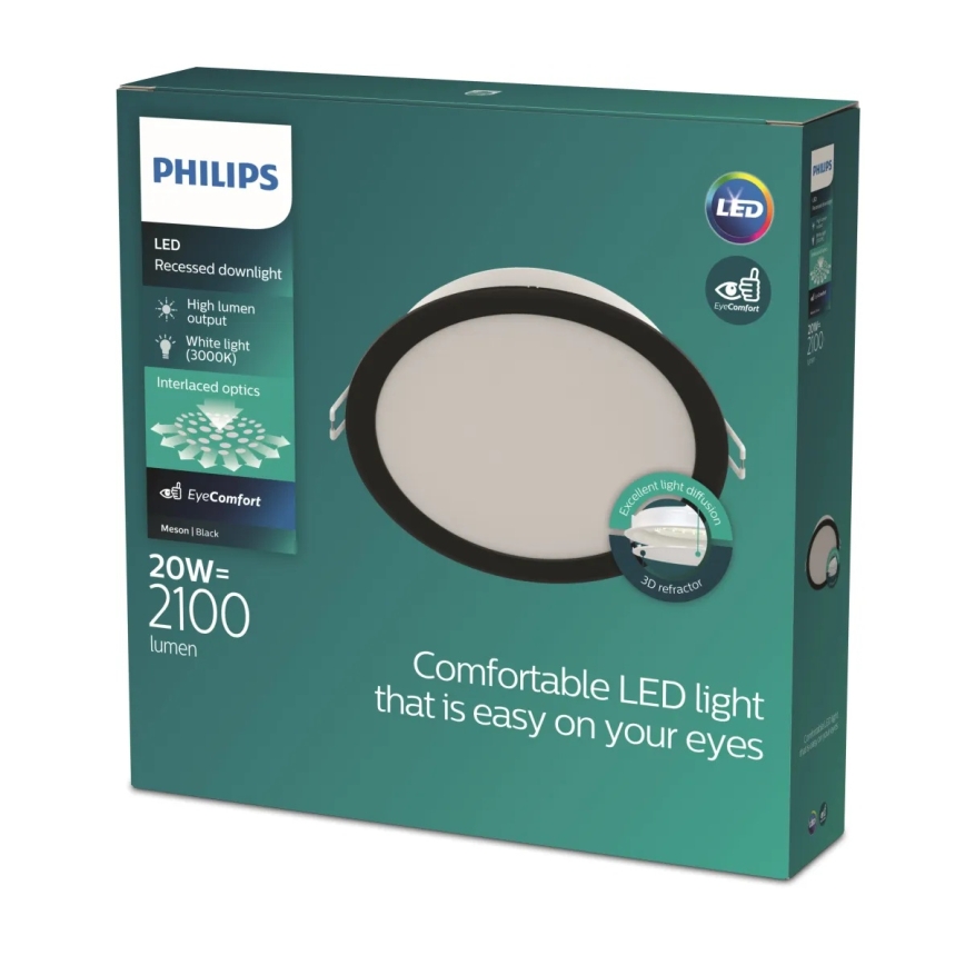 Philips - Luminaria empotrada LED MESON LED/20W/230V 3000K