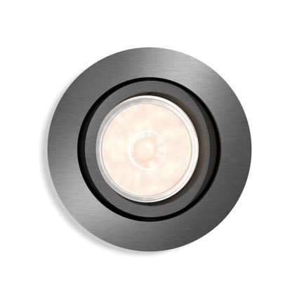 Philips - Downlight empotrable LED RGBW regulable DONEGAL 1xGU10/4,8W/230V + mando a distancia