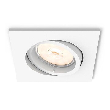 Philips - Luminaria empotrada LED RGBW regulable DONEGAL 1xGU10/4,8W/230V + mando a distancia