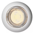 Philips - Luminaria empotrada PERIDOT 1xGU10/7W/230V plata