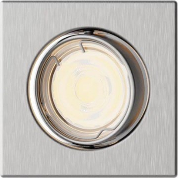 Philips - Luminaria empotrada PERIDOT 1xGU10/7W/230V plateada