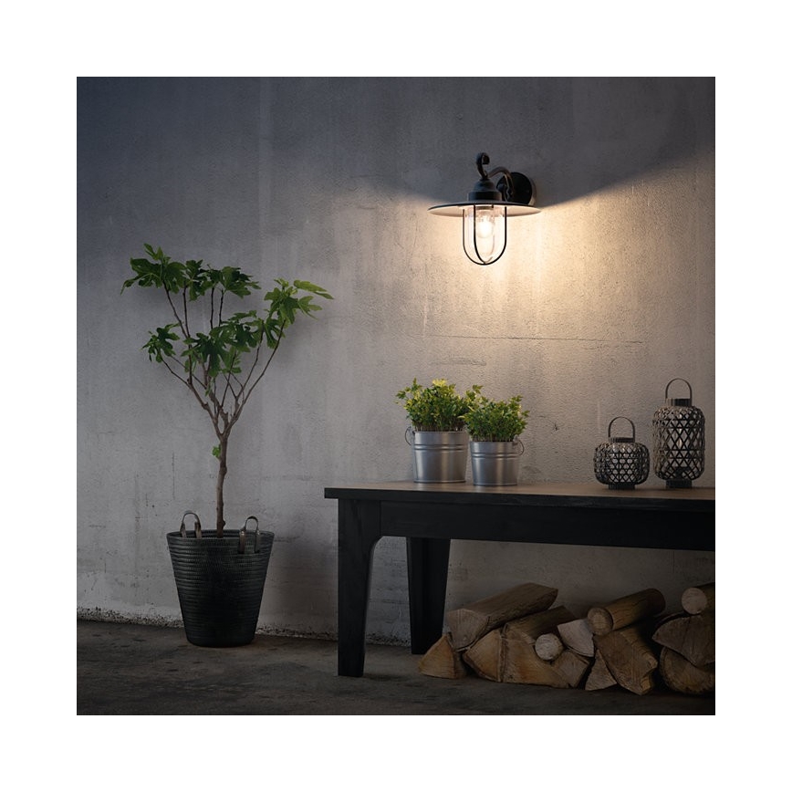Philips Massive - Aplique de exterior 1xE27/60W/230V IP44