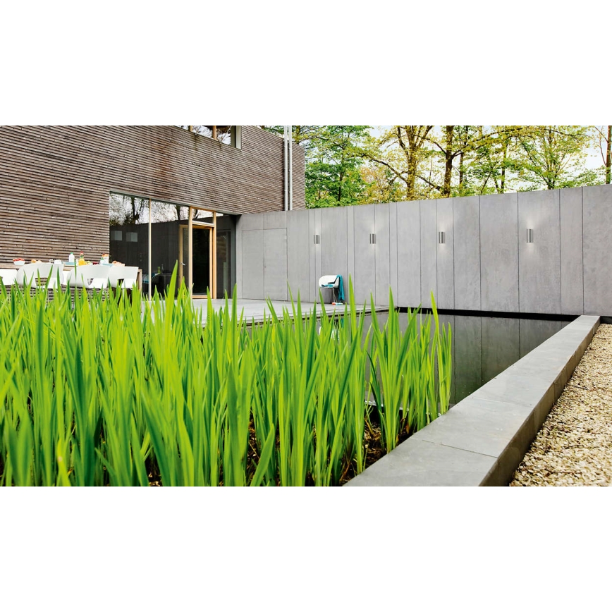 Philips Massive 17102/47/10 - Aplique exterior NANTES 2xGU10/35W/230V