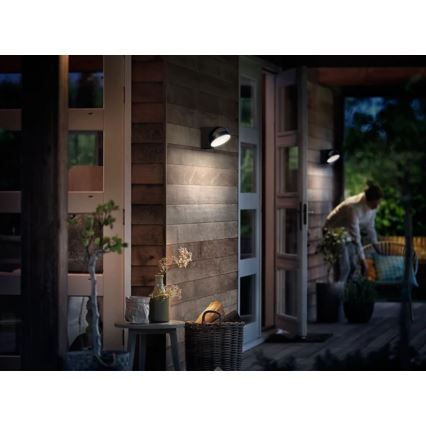 Philips - Lámpara de pared LED para exterior LED/7W/230V 2700K IP44