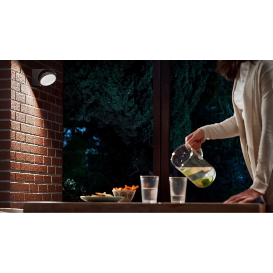 Philips - Lámpara de pared LED para exterior LED/7W/230V 4000K IP44