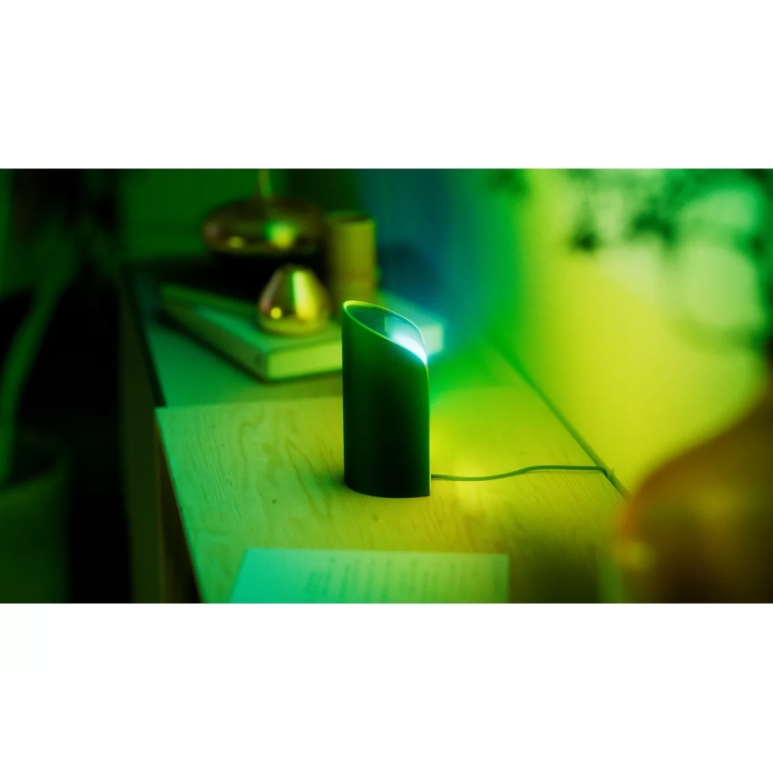 Philips - Pack de 2 focos de proyección LED RGBW regulables Hue PLAY LED/20W/230V 2000–6500K negro