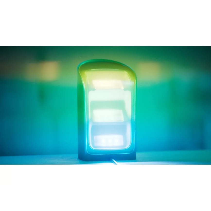 Philips - Pack de 2 focos de proyección LED RGBW regulables Hue PLAY LED/20W/230V 2000–6500K negro
