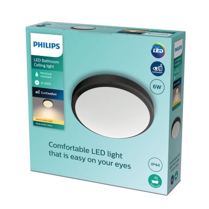 Philips - Plafón de baño LED DORIS LED/6W/230V IP44