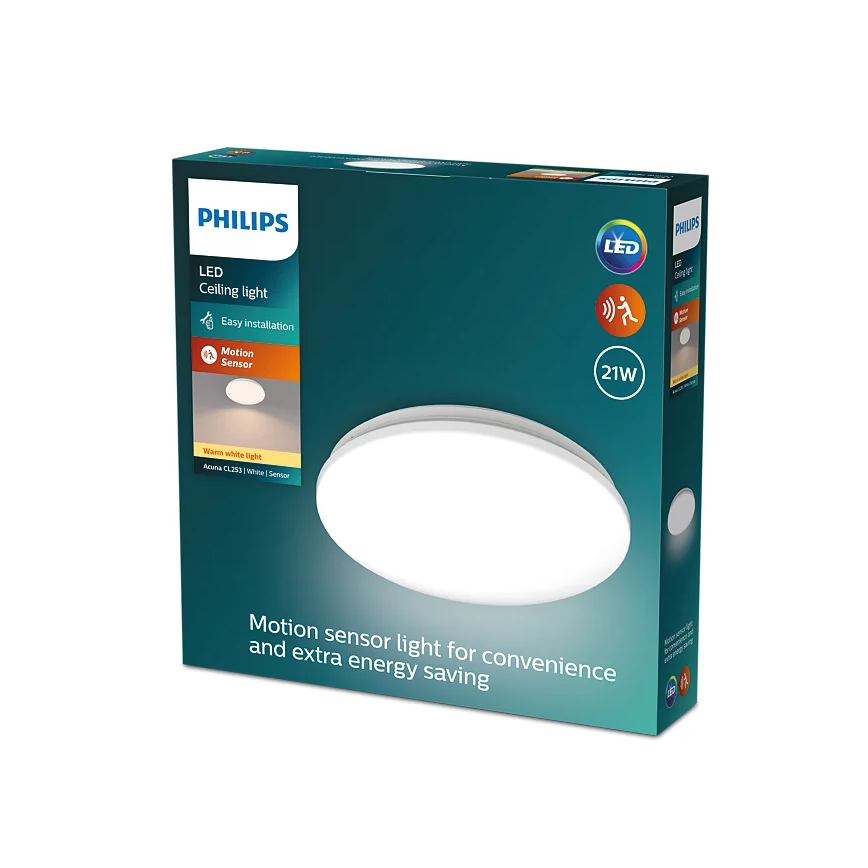 Philips - Plafón LED con sensor ACUNA LED/21W/230V 2700K