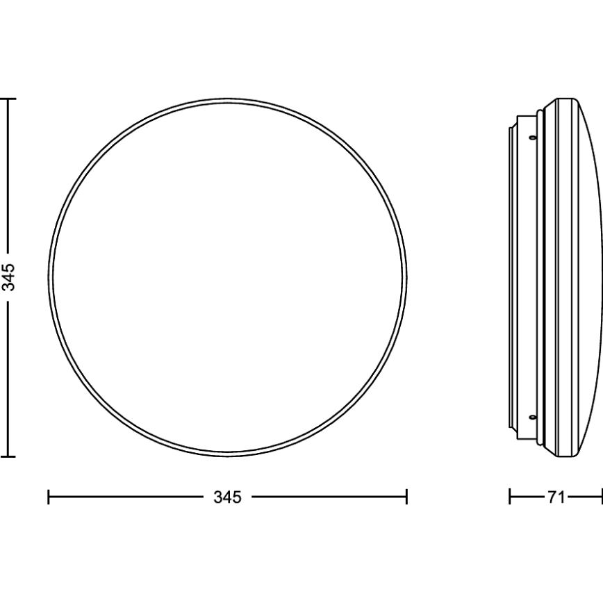 Philips - Plafón LED con sensor ACUNA LED/21W/230V 2700K