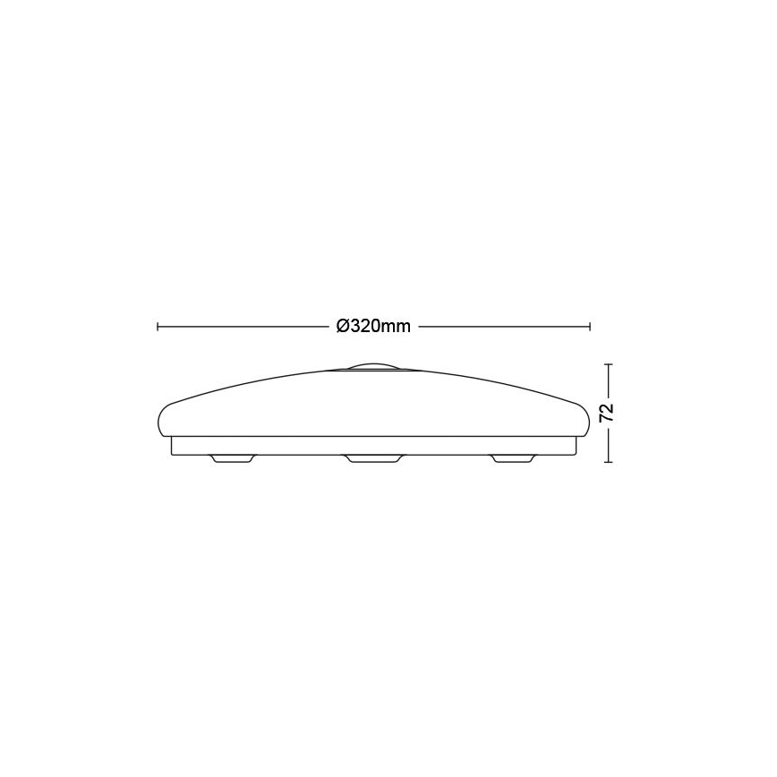 Philips - Plafón LED con sensor LED/16W/230V 4000K
