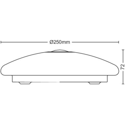 Philips - Plafón LED con sensor MAUVE LED/6W/230V