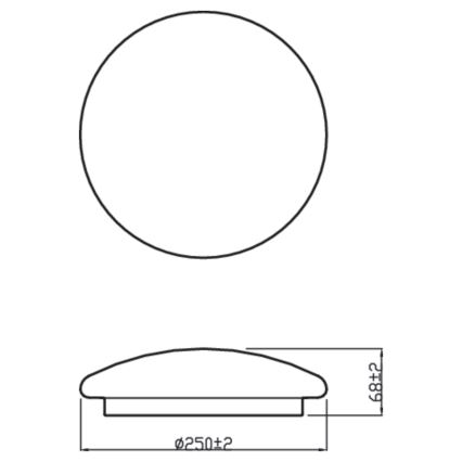 Philips - Plafón LED MOIRE CL200 LED/10W/230V
