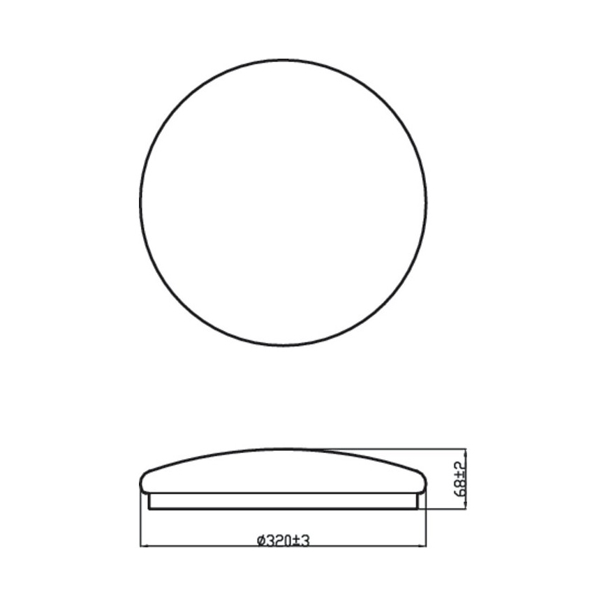 Philips - Plafón LED MOIRE LED/17W/230V