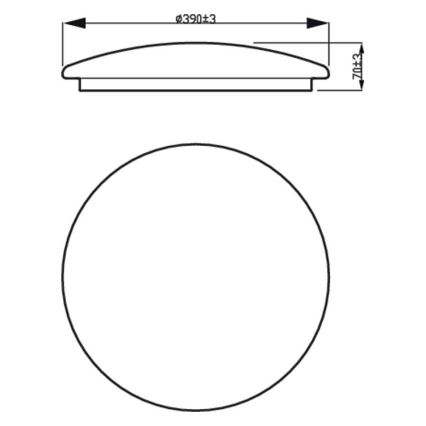 Philips - Plafón LED LED/20W/230V 4000K