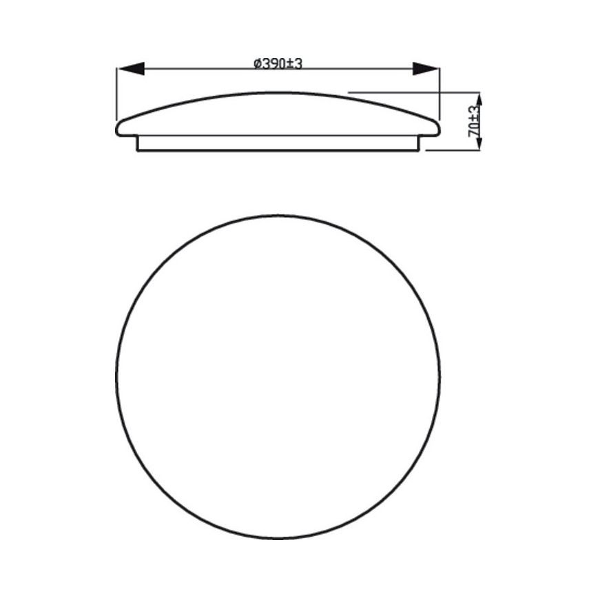Philips - Plafón LED LED/20W/230V 4000K
