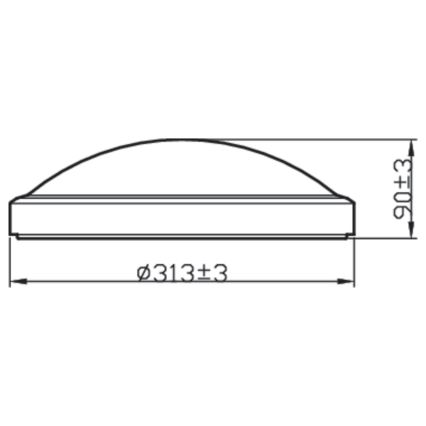Philips - Plafón LED para el baño BALANCE LED/17W/230V IP44