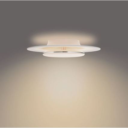 Philips- Plafón LED regulable SCENE SWITCH LED/30W/230V 2700K plata
