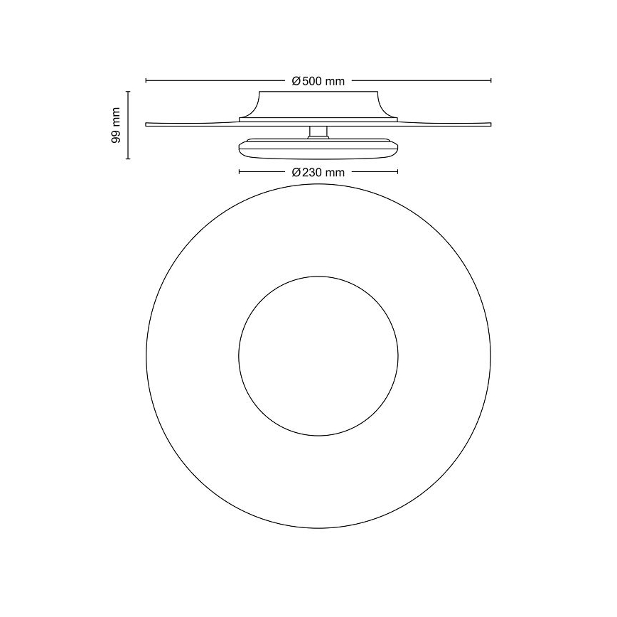 Philips- Plafón LED regulable SCENE SWITCH LED/40W/230V 4000K plata
