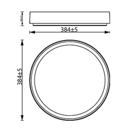 Philips - Plafón LED regulable HANNO SCENE SWITCH LED/24W/230V 4000K blanco