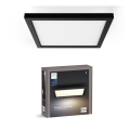 Philips - Plafón LED regulable Hue AURELLE LED/19W/230V 2200-6500K 30x30 cm negro