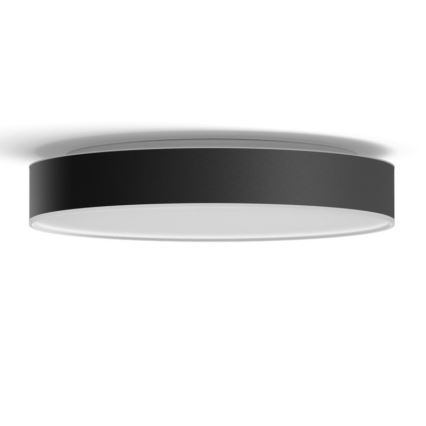 Philips - Plafón LED regulable Hue LED/33,5W/230V 2200-6500K d. 425 mm negro + mando a distancia