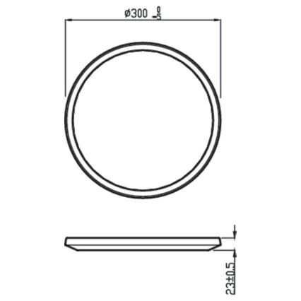 Philips - Plafón LED Regulable SCENE SWITCH LED/18W/230V