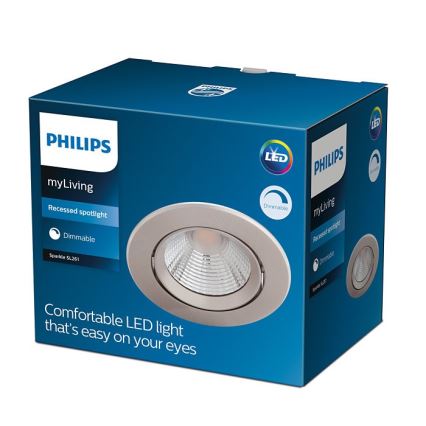 Philips - Plafón LED regulable LED/5,5W/230V