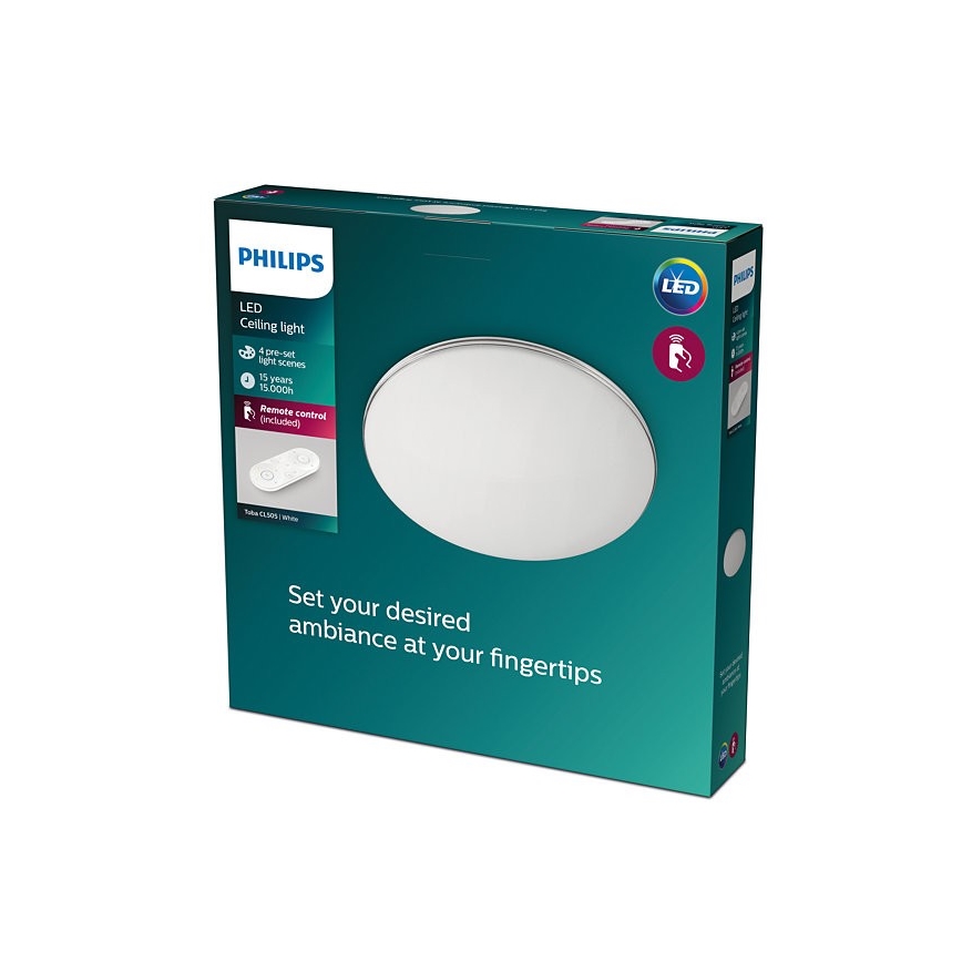 Philips - Plafón LED regulable LED/23W/230V 2700-6500K + CR