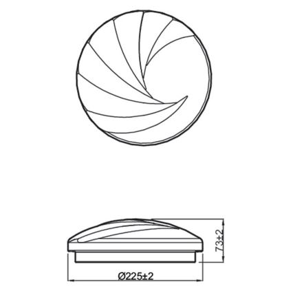 Philips - Plafón LED SHORE LED/6W/230V