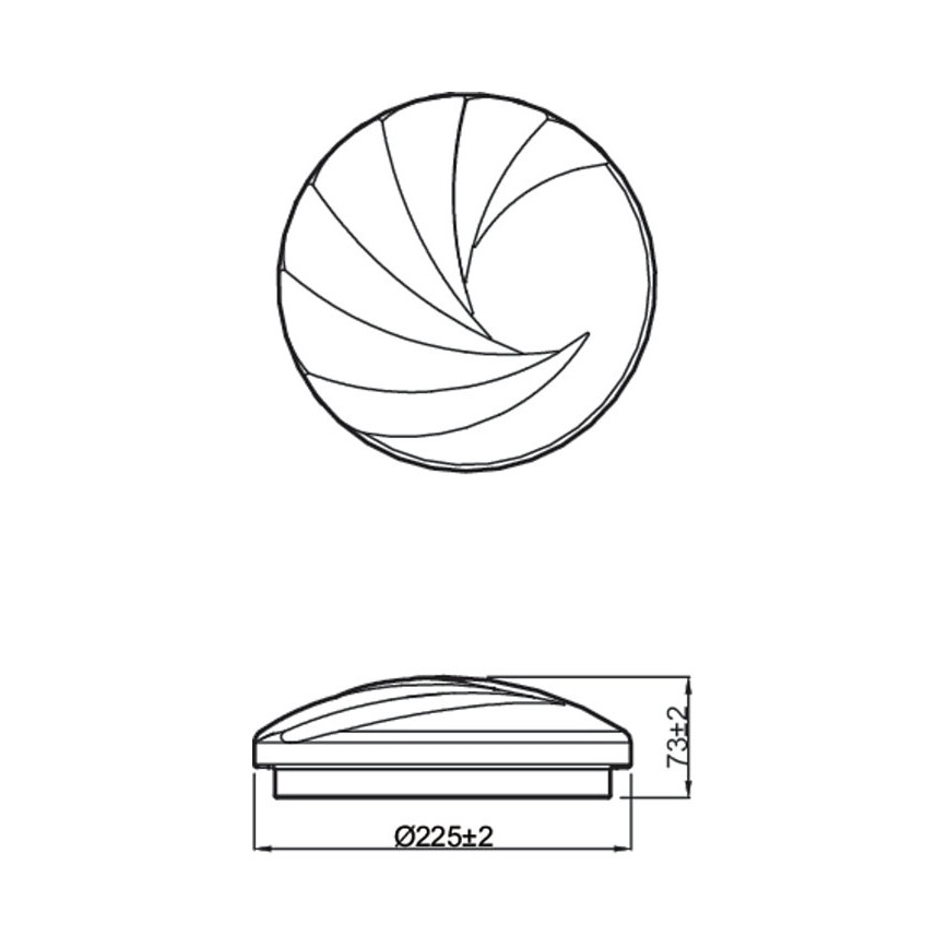 Philips - Plafón LED SHORE LED/6W/230V
