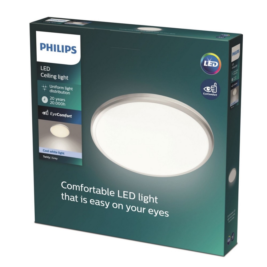 Philips - Plafón LED TWIRLY 1xLED/17W/230V