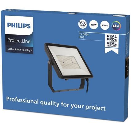 Philips - Proyector LED para exteriores PROJECTLINE LED/100W/230V IP65 4000K