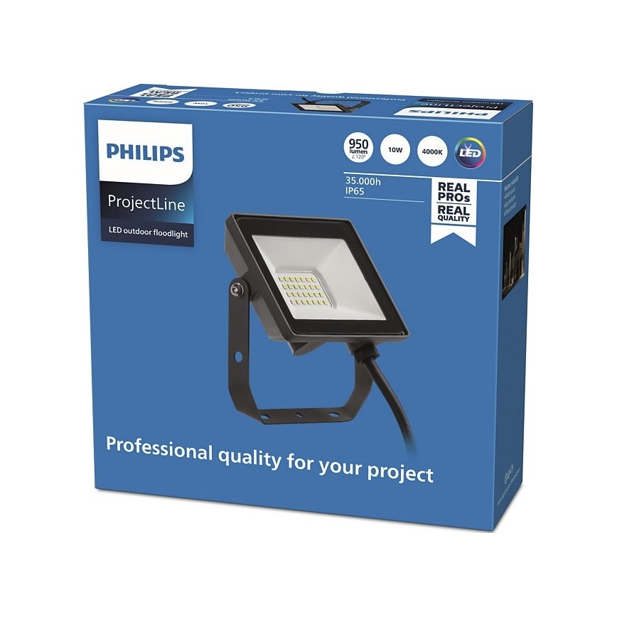 Philips - Proyector LED para exteriores PROJECTLINE LED/10W/230V IP65 4000K